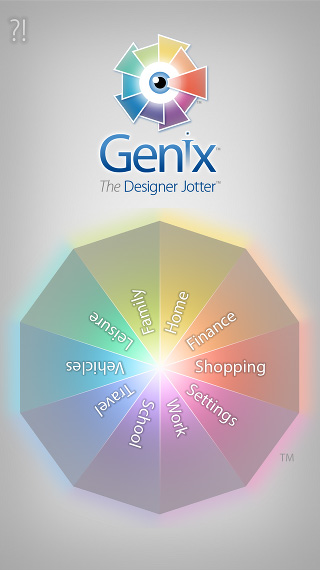 Genix Rulette menu